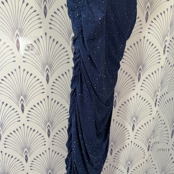 Studio B Design Navy Dress with Sparkling Details - Picture 2 of 4
